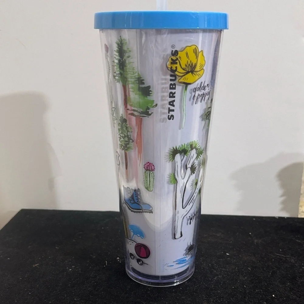2017 Starbucks, collectors cold cup venti California Themed Tumbler